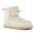 Bottes de peau de mouton australien chaleureusement luxueuse